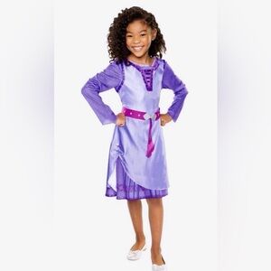 NWT Disney Wish Asha’s Adventure Dress Sizes 4-6X Attached Belt - Dress-Up Play